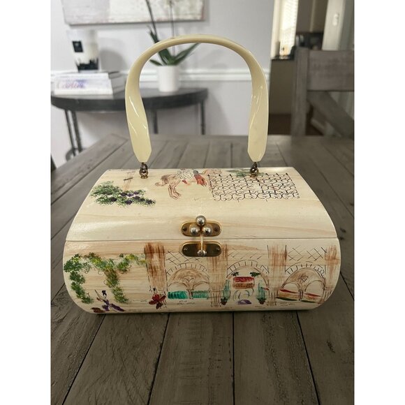 Annie Laurie Originals Palm Beach Vintage Handbag - Picture 1 of 13